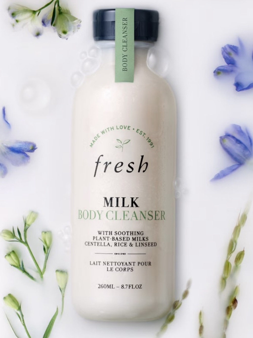 Fresh Milk Body Cleanser 8.7 oz Sealed‎ Gentle Hydrating Body Wash